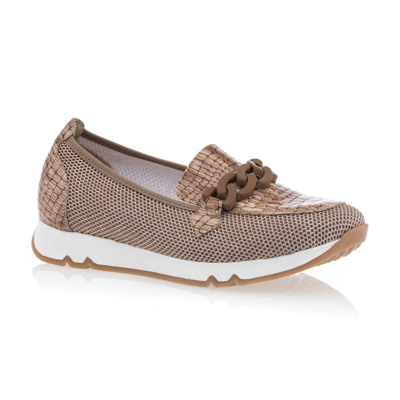 Naisten ruskeat loaferit/veneilykengät