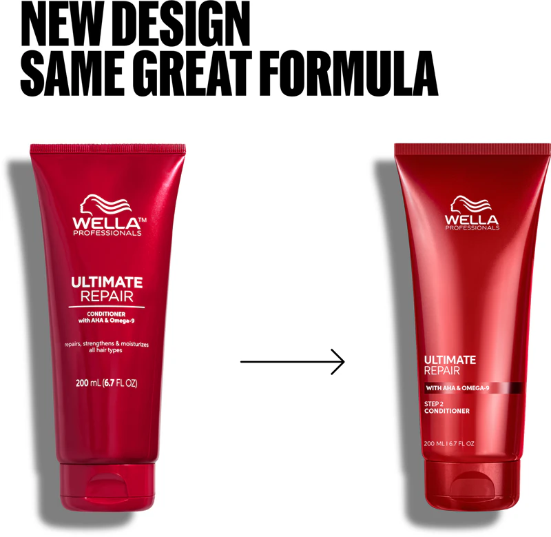 condicionador hidratante Wella Professionals Ultimate Repair é ideal para cabelos danificados e com coloração.