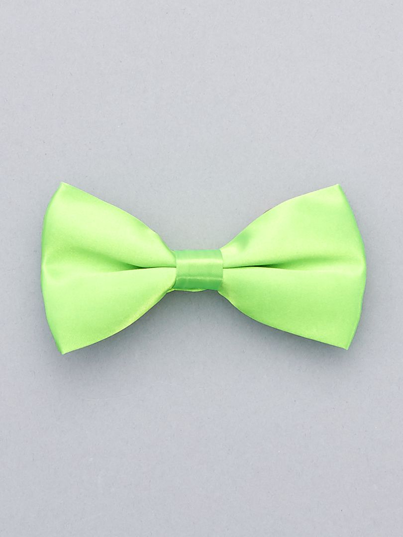 Pajarita fluorescente - verde