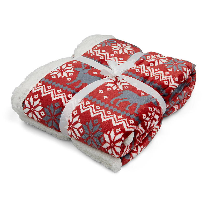 Home Sherpa deken 130x160 cm rood