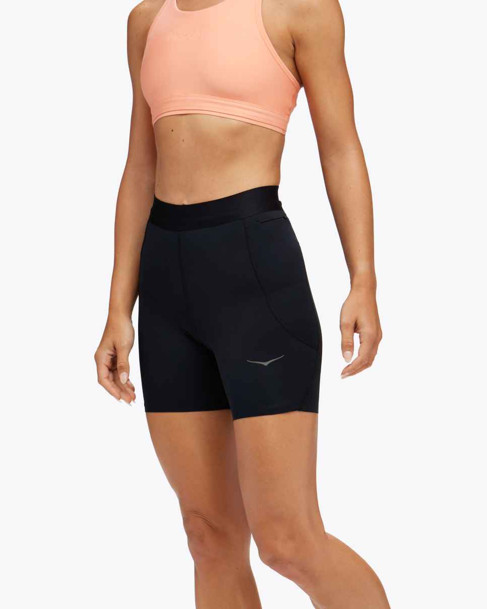 HOKA Short en maille Novafly 6-tompers noir