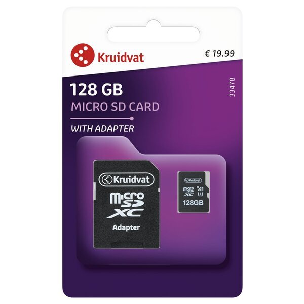 Karta micro SD s kapacitou 128 GB
