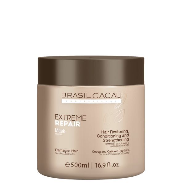 CADIVEU - Mască reparatoare extremă 500g, îmbogățită cu keratină, fără sulfați