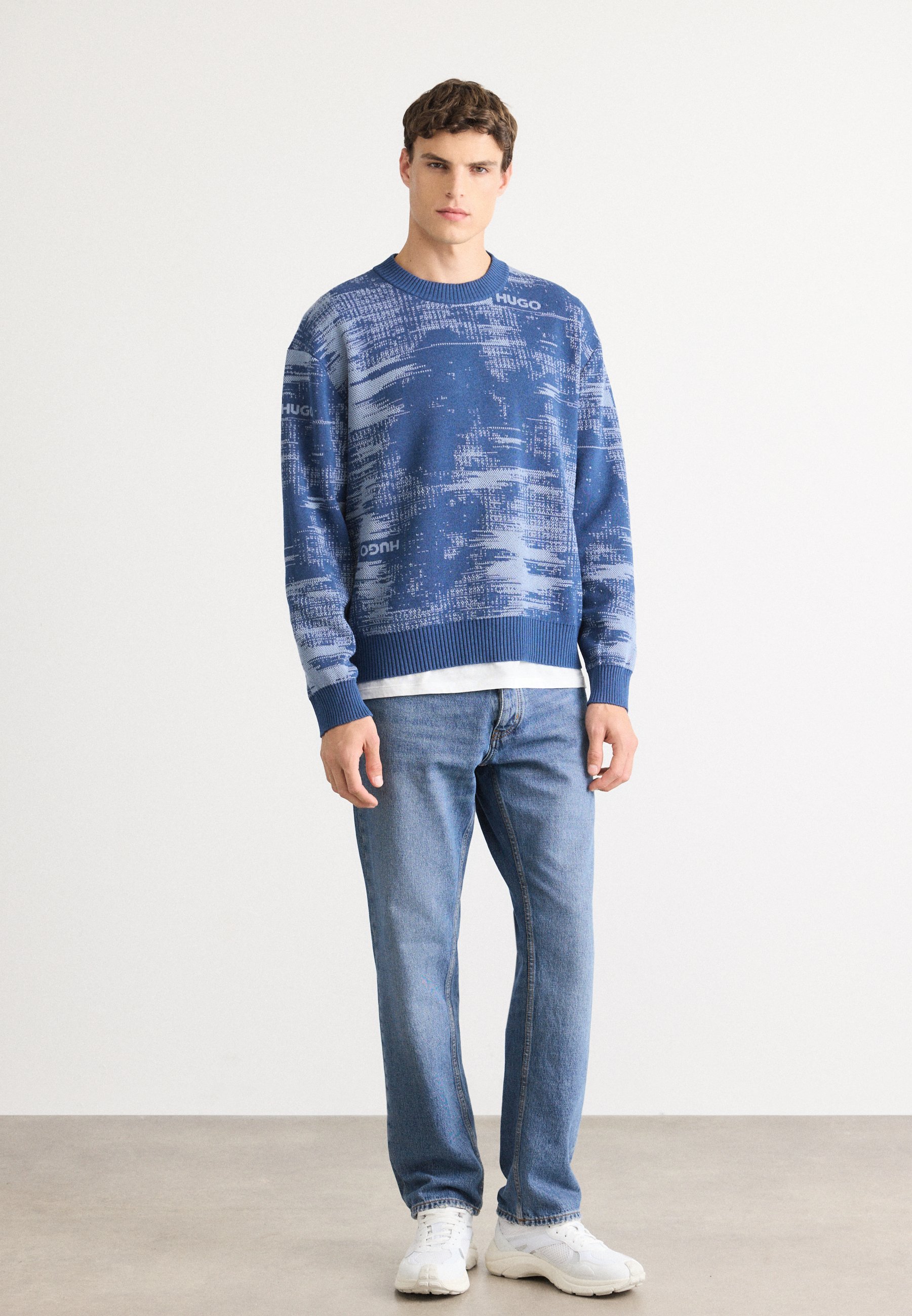 HUGO SORBAS - Pull - bleu marine