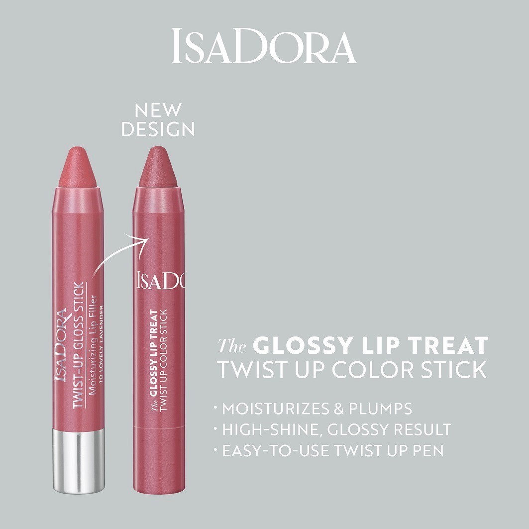 Isadora Lipgloss Glossy Lip Treat Twist Up - 3,3 g