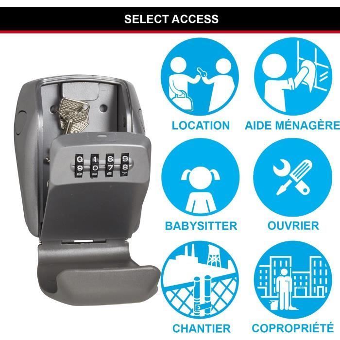 Cofre seguro para chaves - MASTER LOCK - 5415EURD - Produto certificado - Select Access. Compartilhe suas chaves com segurança.