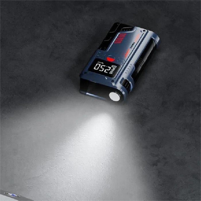 Arrancador de coche de 1000 A, cargador portátil de 20000 mAh, potente arrancador de batería para coche, luz LED.