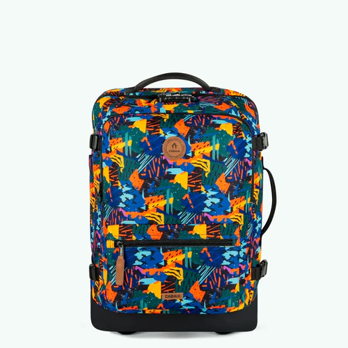 Cabaia Liten koffert med myke sider og to hjul, Boulogneblå