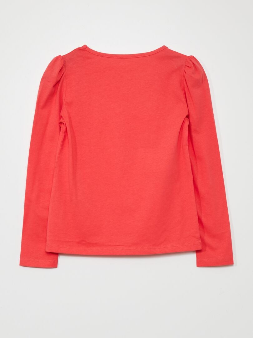 Camiseta de manga larga de punto - ROSA