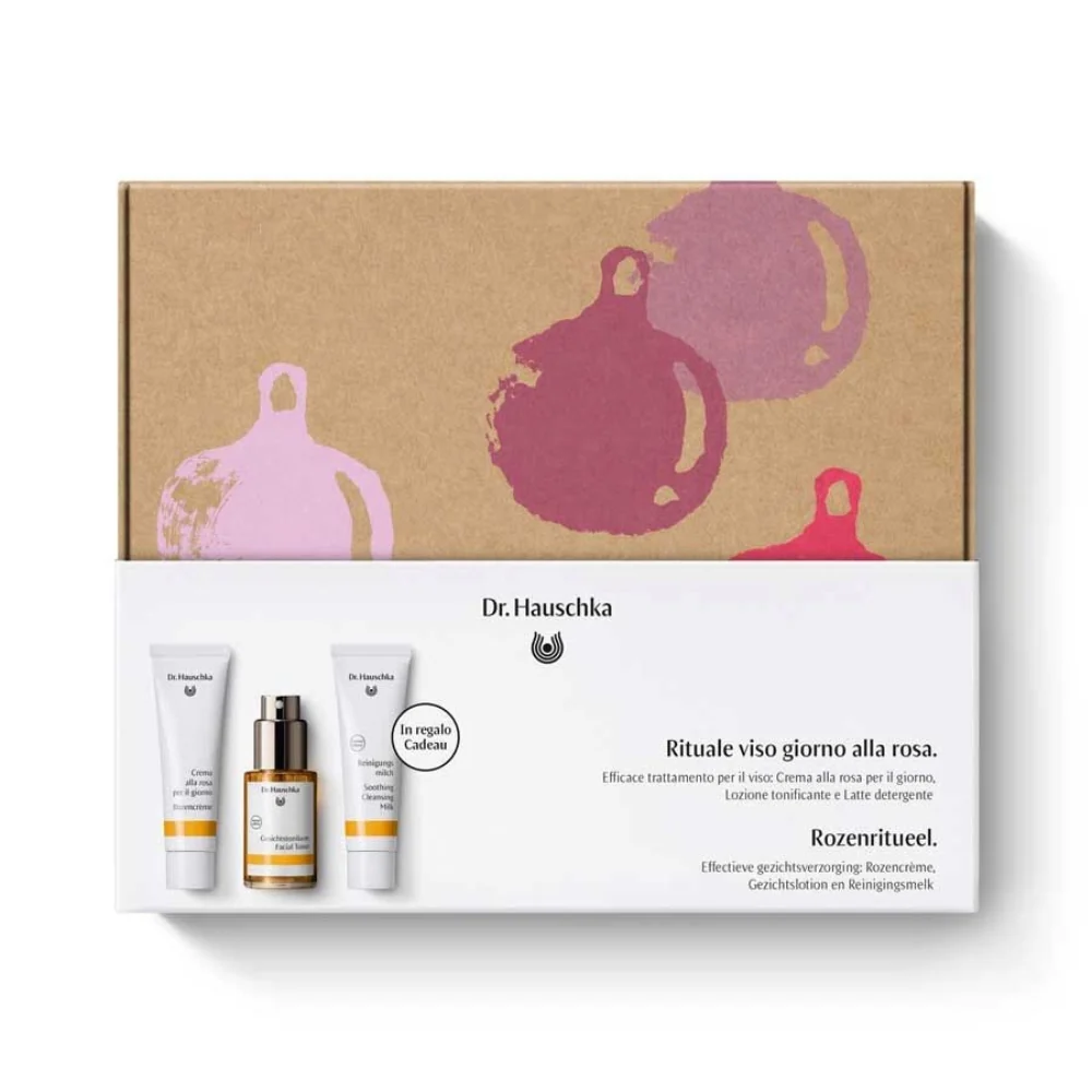 Coffret Rituale viso giorno alla rosa - Cofanetto Detergente, Cofanetto Nutriente