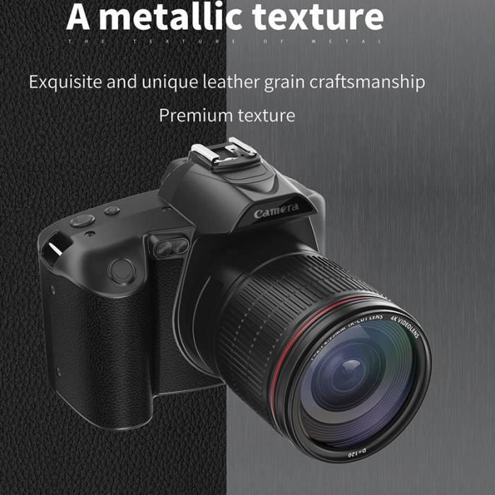 Fotocamera digitale YONIS - 64 MP - Visione notturna - Wi-Fi - 4K - Autonomia della batteria di 6 ore
