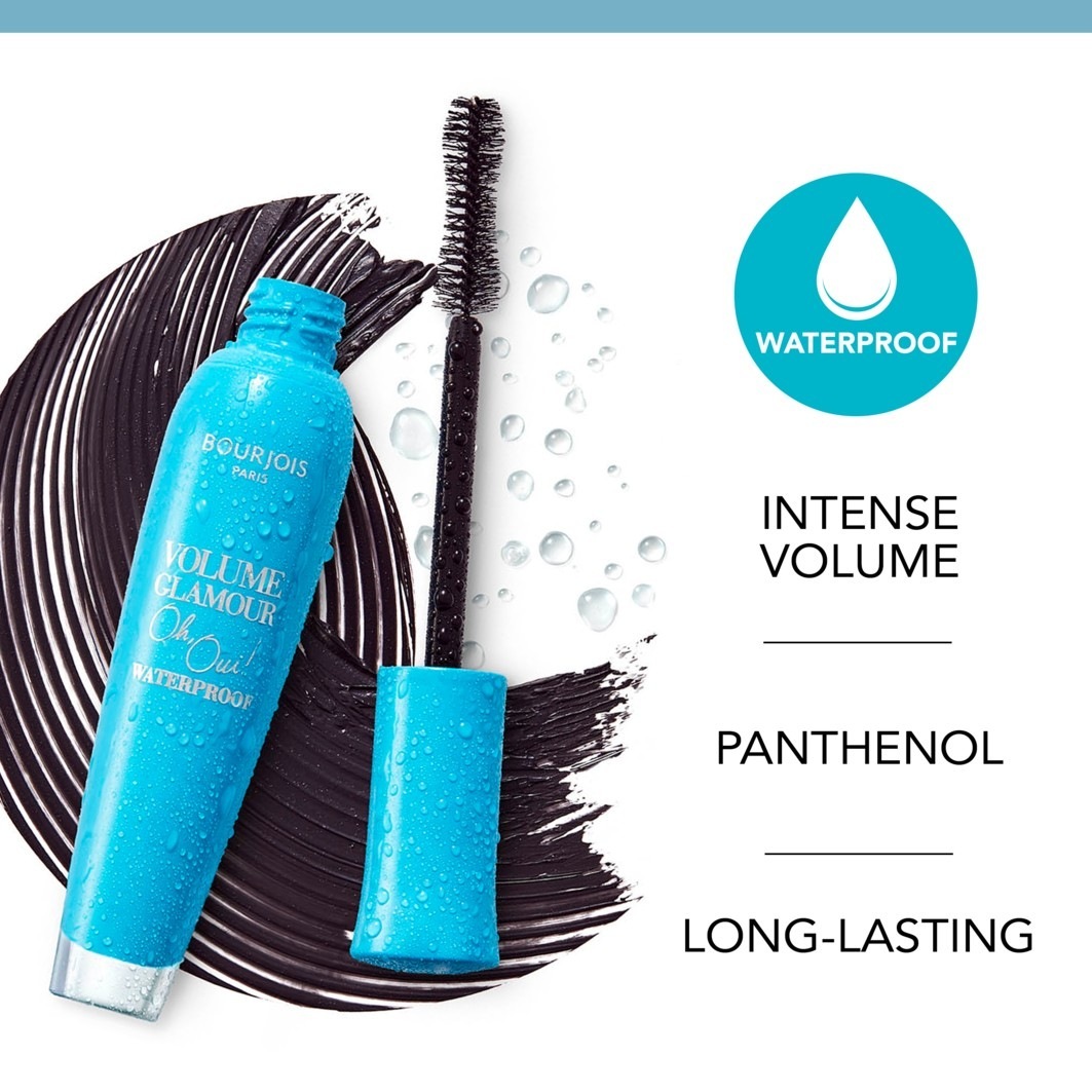 Bourjois Mascara Volume Glamour Mascara - 4 Black, водоотпорна - 8 ml