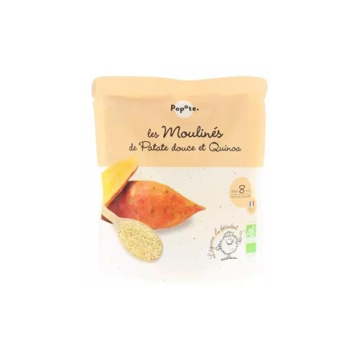 Purea di patata dolce e quinoa Popote da 8 mesi Biologica 180 g di Popote