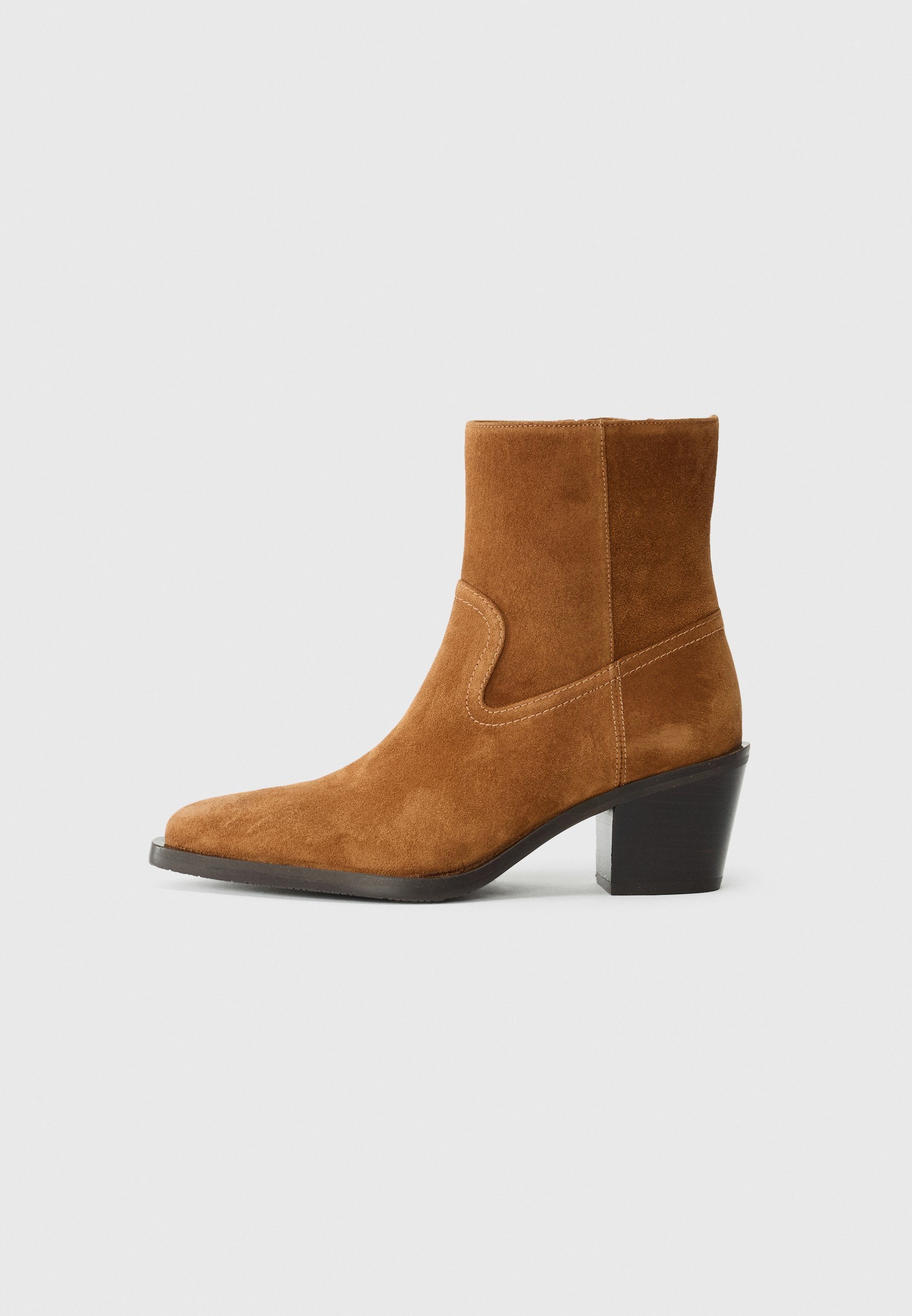 Bottines Stuart Weitzman TATE - Classiques - beige/marron foncé