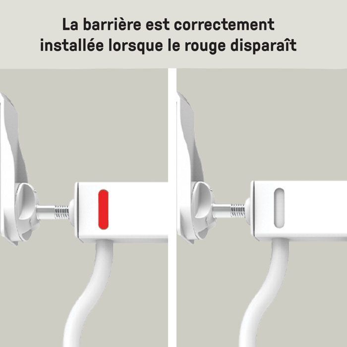 INGENUITY Barrière de sécurité sans perçage- Easy Install- de 73 à 80 cm - pression, sans vis ni perçage, enfant, bebe, escalier