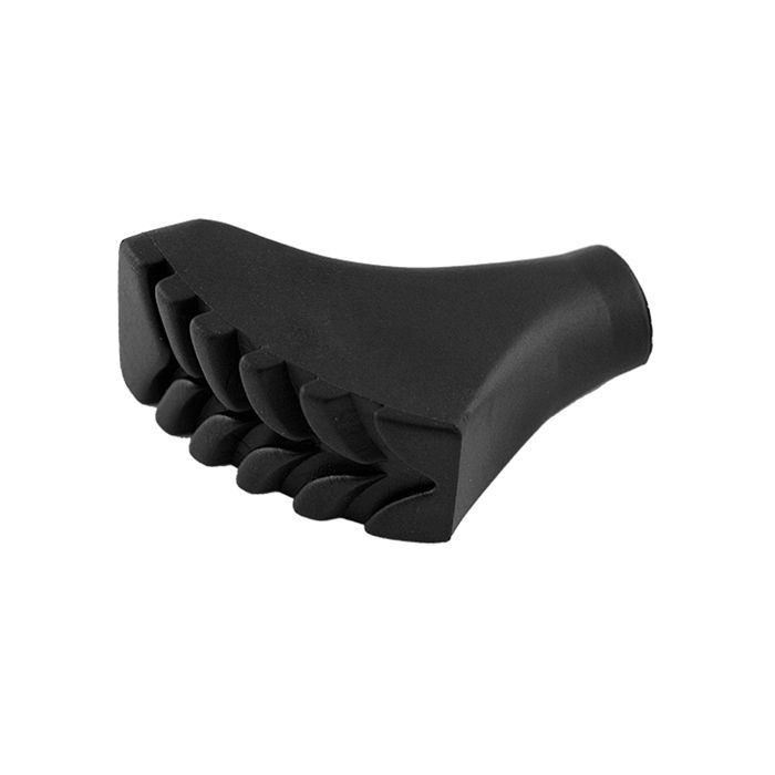 Embouts pour bâtons de marche nordique - NILS - TN101 - Caoutchouc noir - 2 pièces - Diamètre 11 mm - Antidérapant