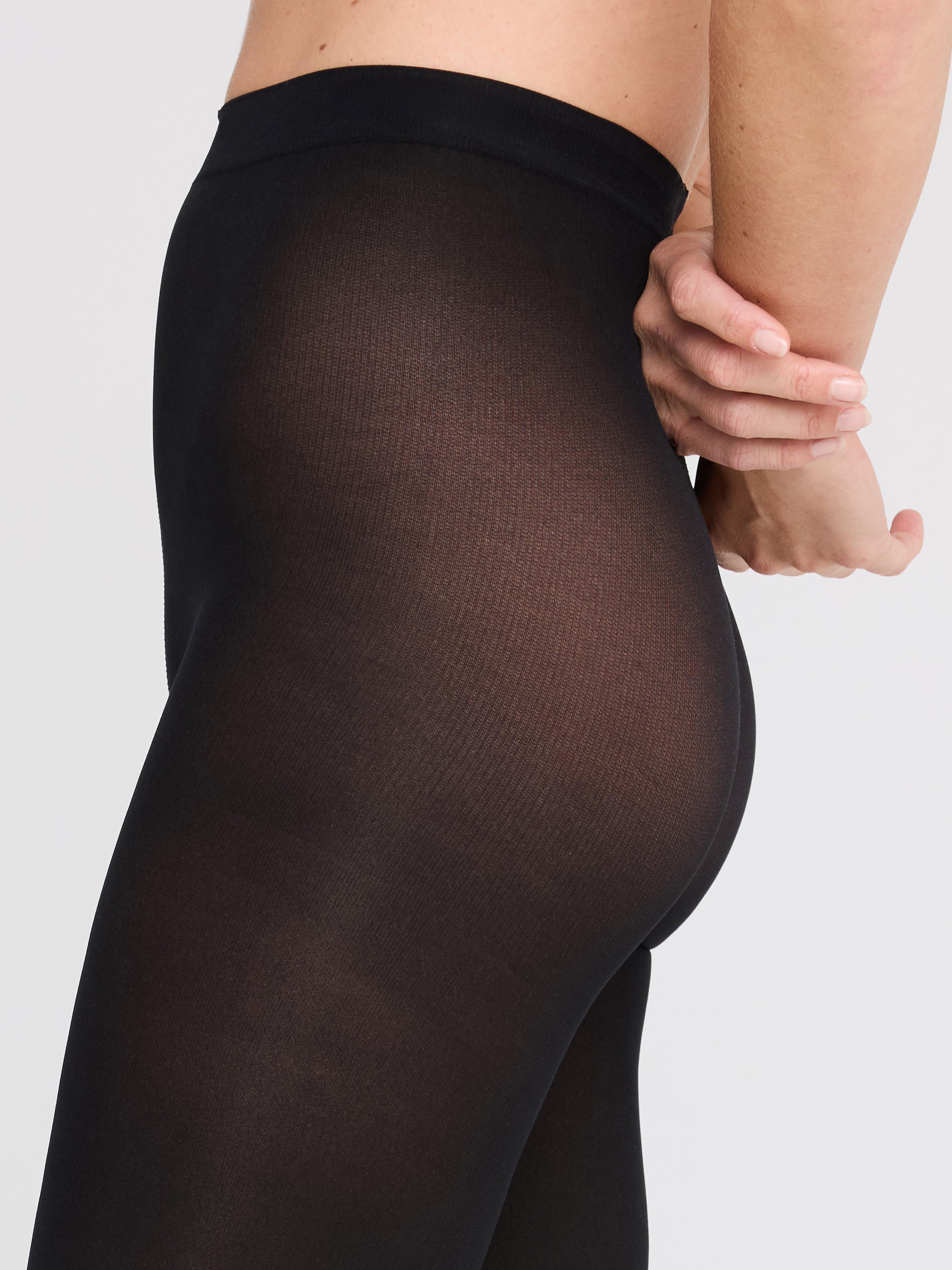 2-pakning leggings 50 denier Svart