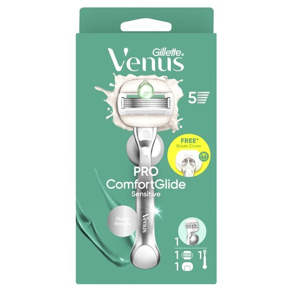 Gillette Venus Pro ComfortGlide Sensitive skuvekļa sistēma<br>