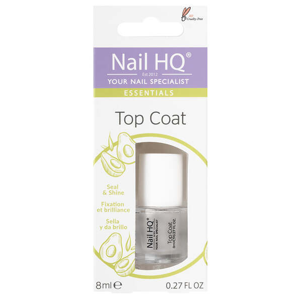 Vrchní lak na nehty Nail HQ Essentials - 8ml