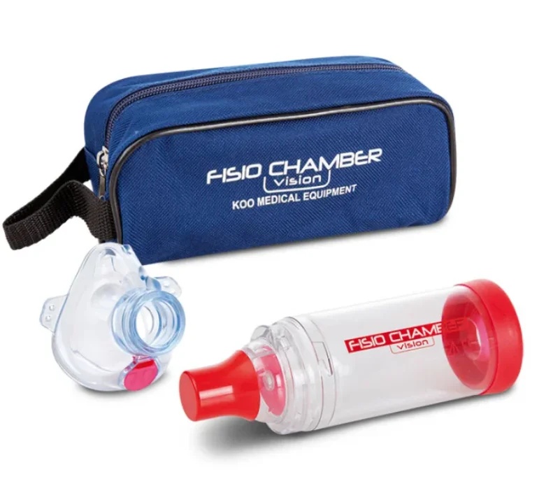 FISIOCHAMBER FisioChamber Vision Câmara de inalação pediátrica com válvula para crianças de 3 a 6 anos de idade