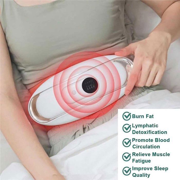 Appareil de massage abdominal électrique rechargeable USB, 3 modes de fonctionnement, brûle-graisses et soulage les douleurs lombair