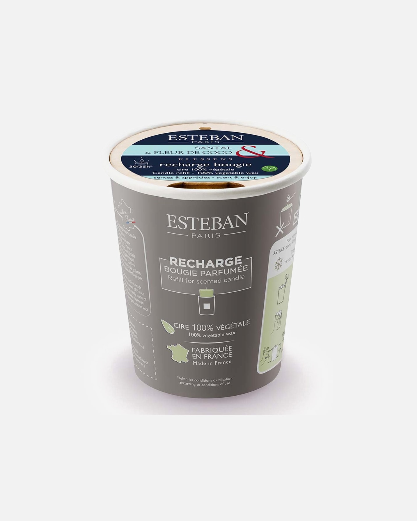 Esteban Santal & Fleur de coco