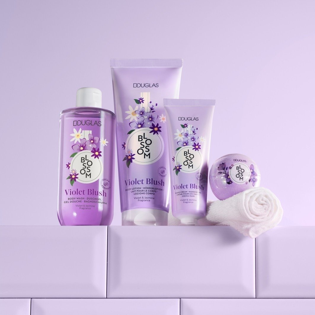 Douglas Collection gel za tuširanje Blossom ljubičica rumenilo - 250 ml
