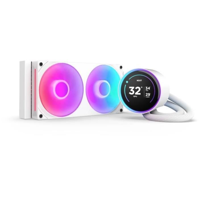 Watercooling - NZXT - RL-KR24E-W2 - Kraken Elite 240 RGB - Écran 2.72
