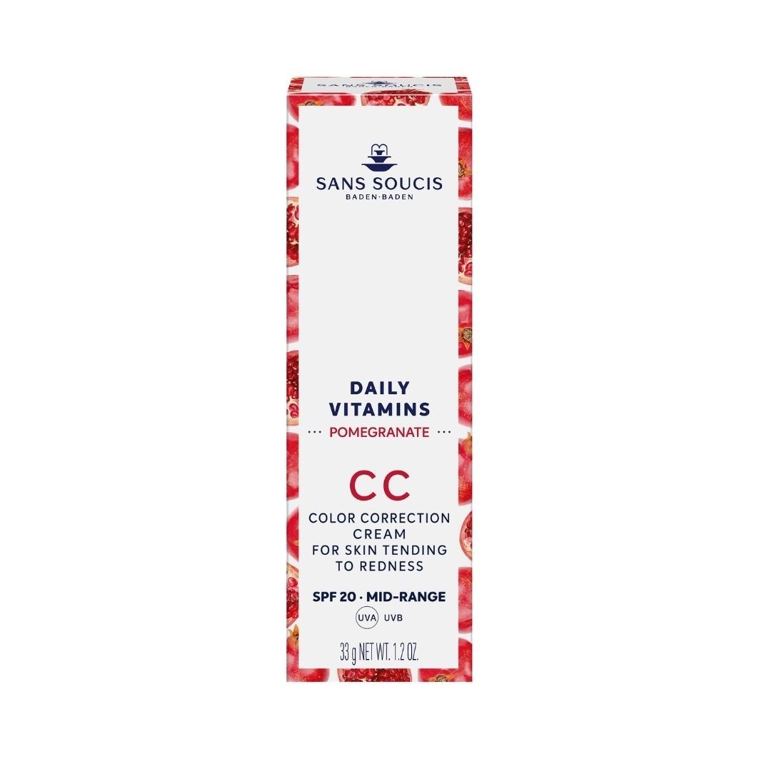 Sans Soucis CC krema CC krema za korekciju boje SPF 20 za kožu sklonu crvenilu - 30 ml