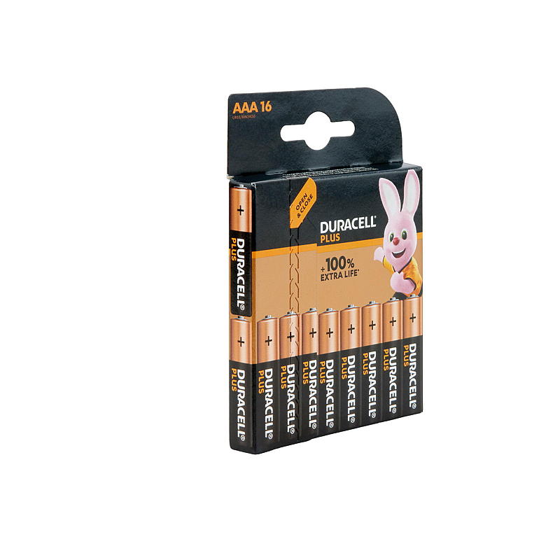 Duracell Batteri 16-pack AAA, Duracell