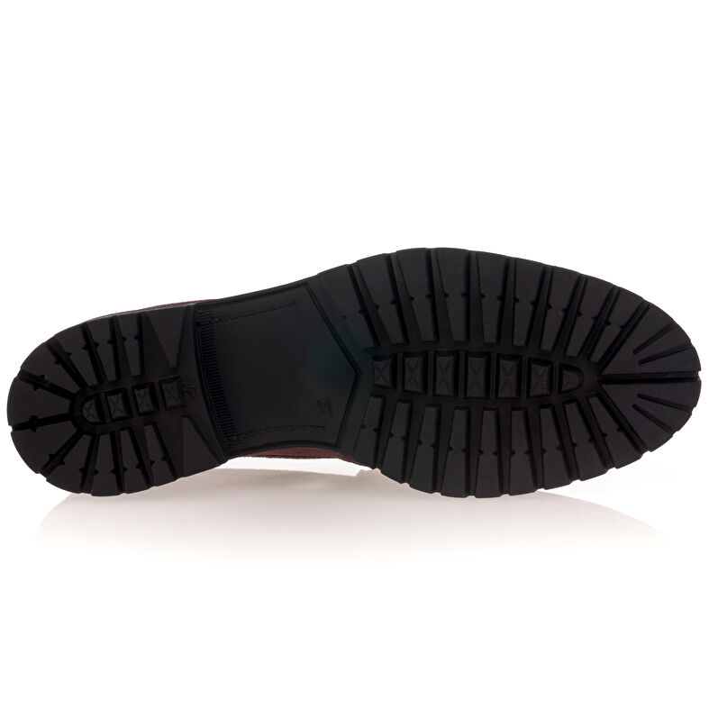 Røde loafers/båtsko til dame