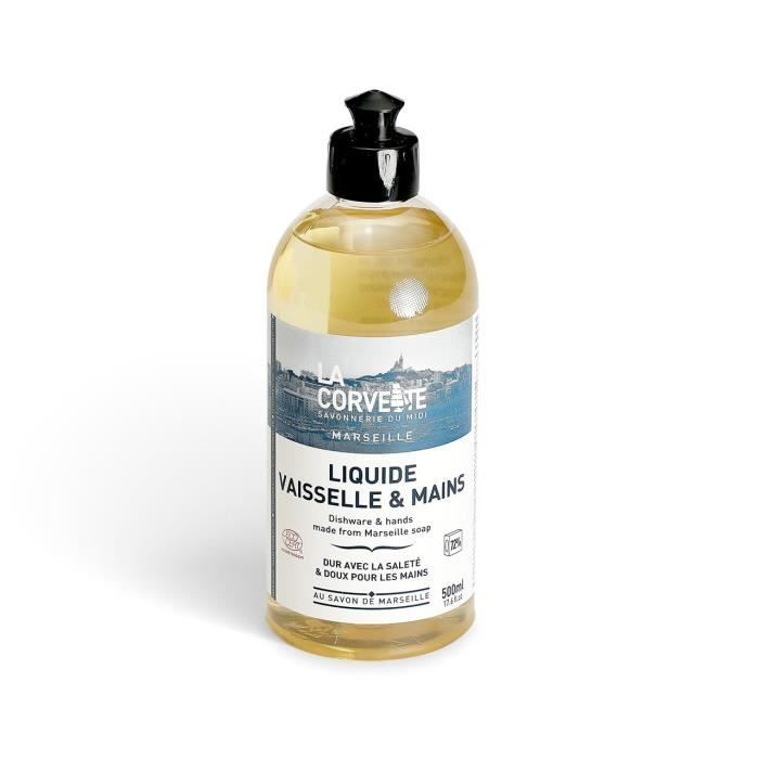 La Corvette Marseille Liquide Vaisselle et Mains 500ml