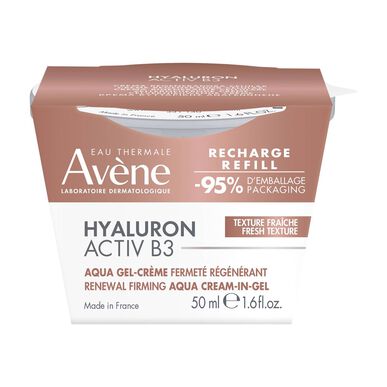 Avène Hyaluron Activ B3 Refill Aqua Cream-Gel Anti-rynke Dagkrem-Gel Refill 50 ml