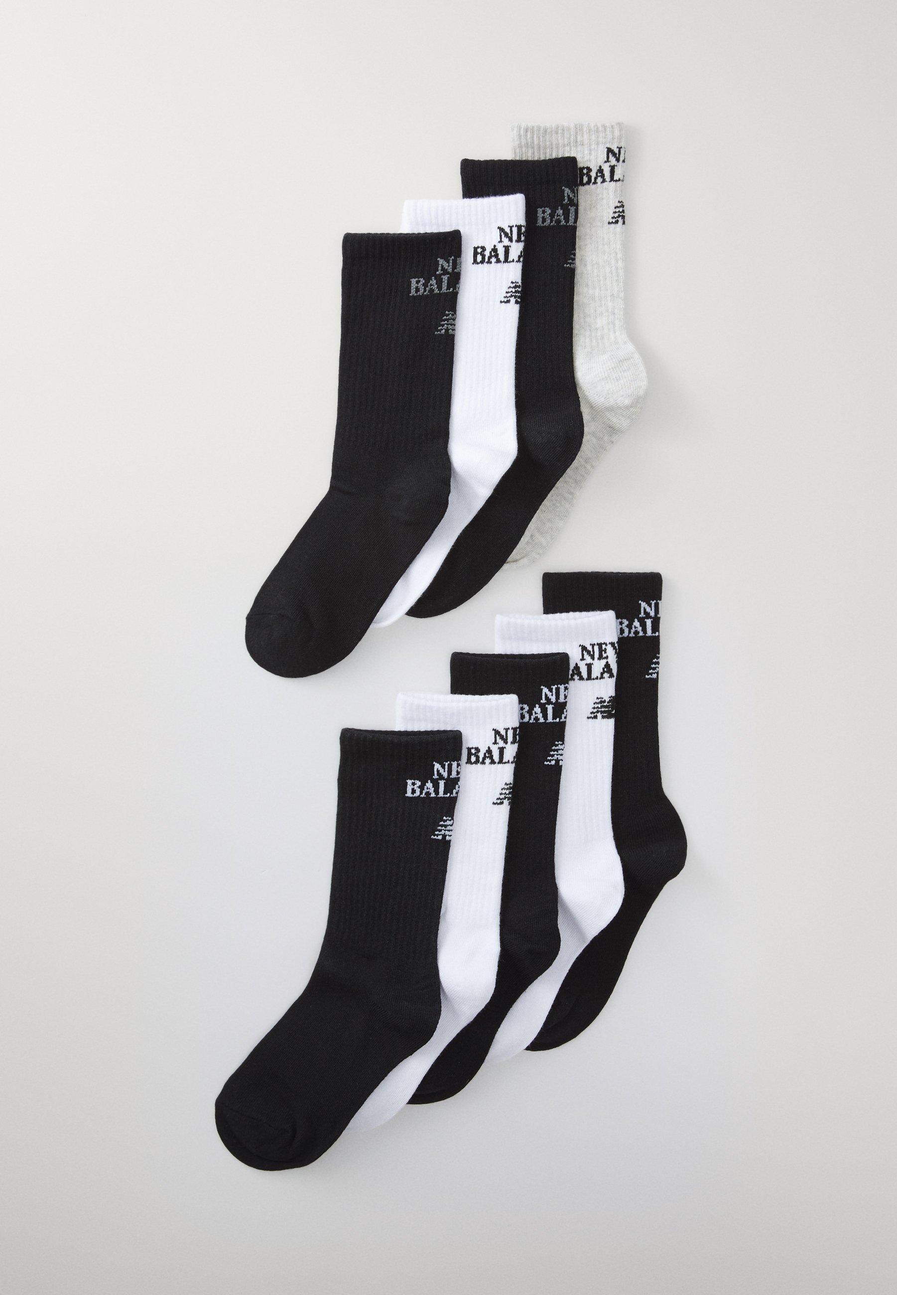KIDS IN LOGO CREW UNISEX 10 PACK - Sokker - grey/white/blackNew Balance