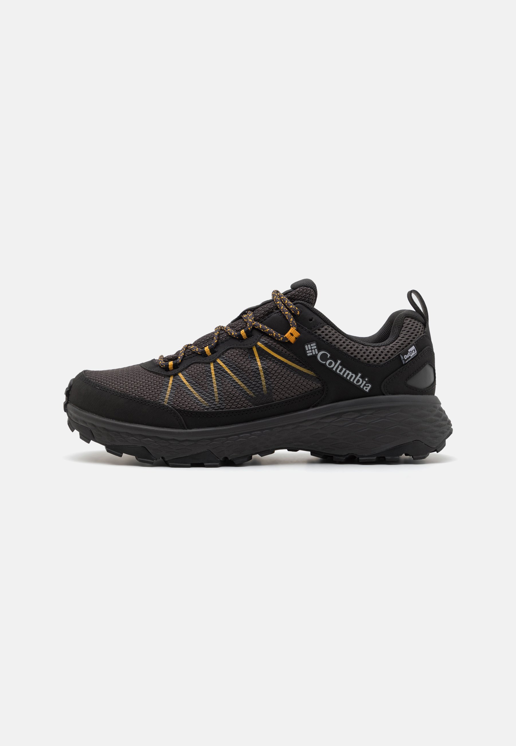 Columbia PEAKFREAK RUSH - Chaussures de randonnée - noir/miel brut