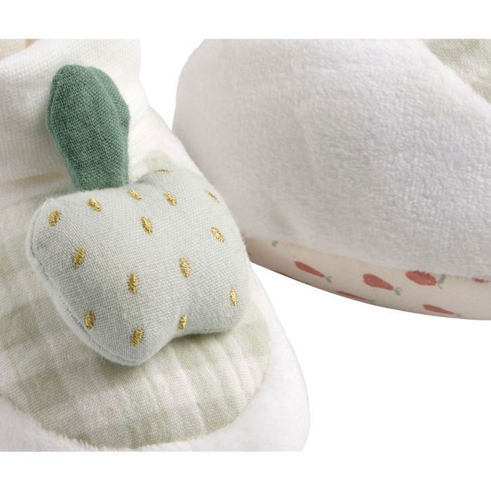Patucos de terciopelo para bebé - BOTANICA