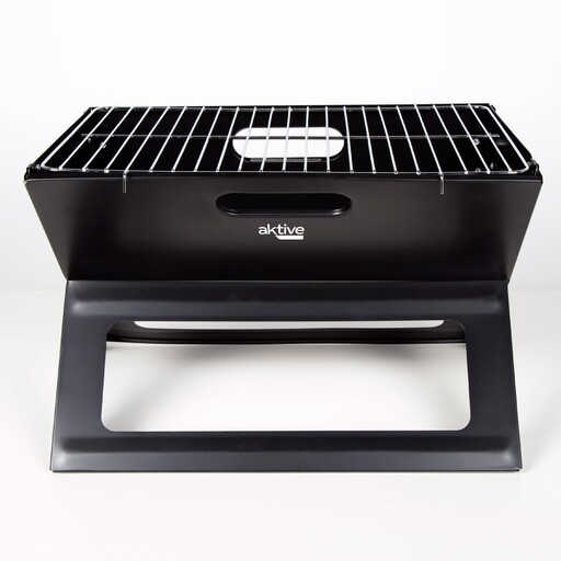 Barbacoa Portátil Plegable Rectangular 45x29x30 Cm Aktive
