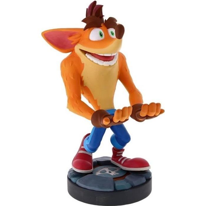 Crash Bandicoot Quantum Figurine - Controller and Smartphone Stand & Charger - Exquisite Gaming