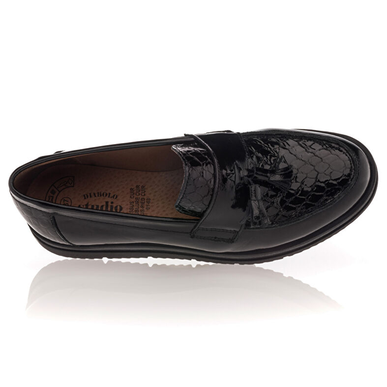 Mocassins / chaussures bateau Femme Noir