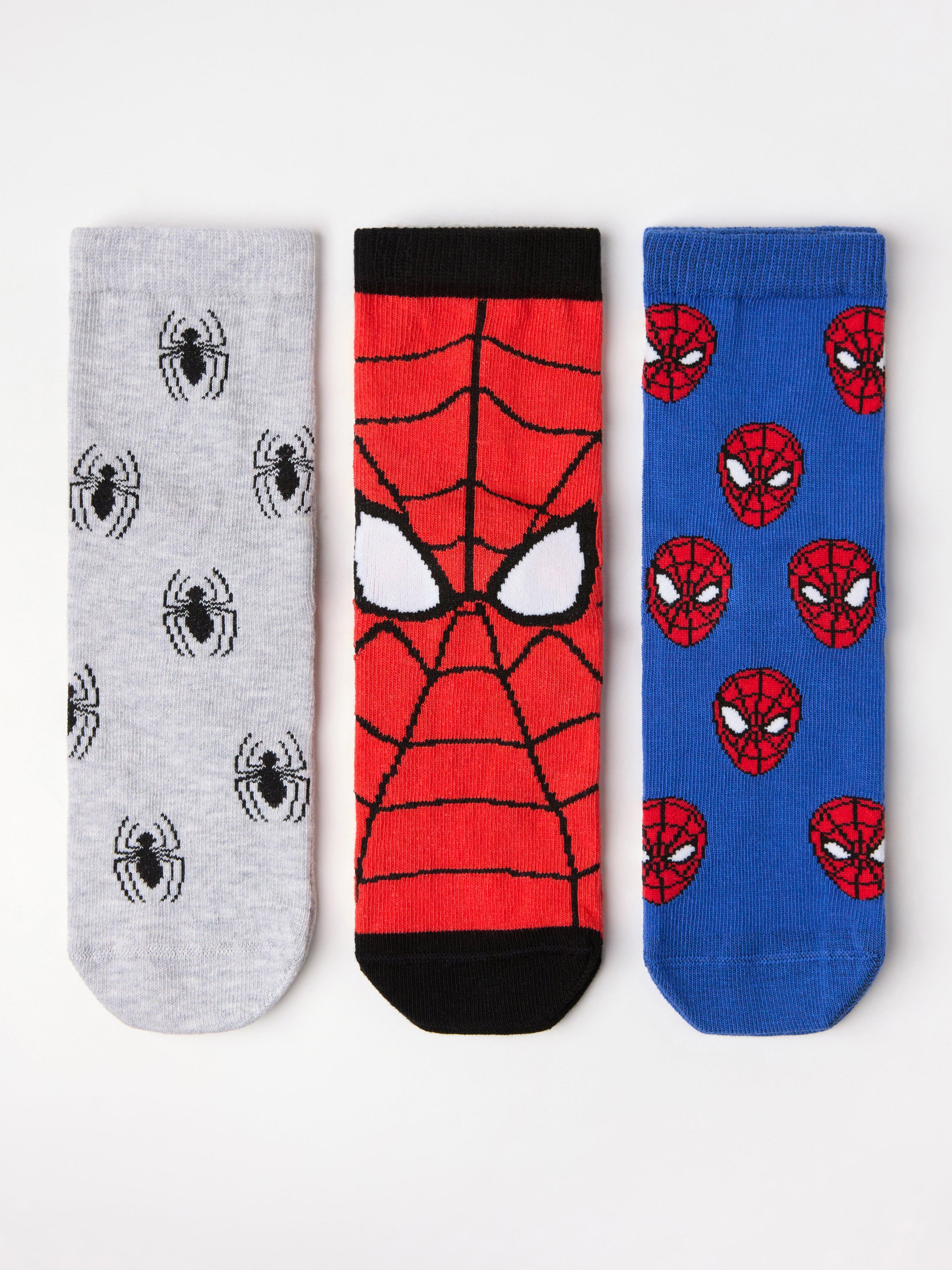 3-pack Spider-Man  strumpor Grey melange