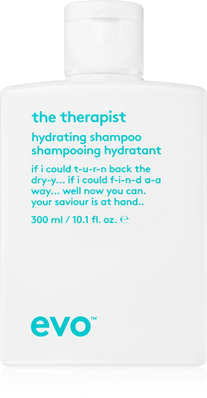 Shampoo hidratante EVO Hydrate The Therapist para cabelos secos e danificados
