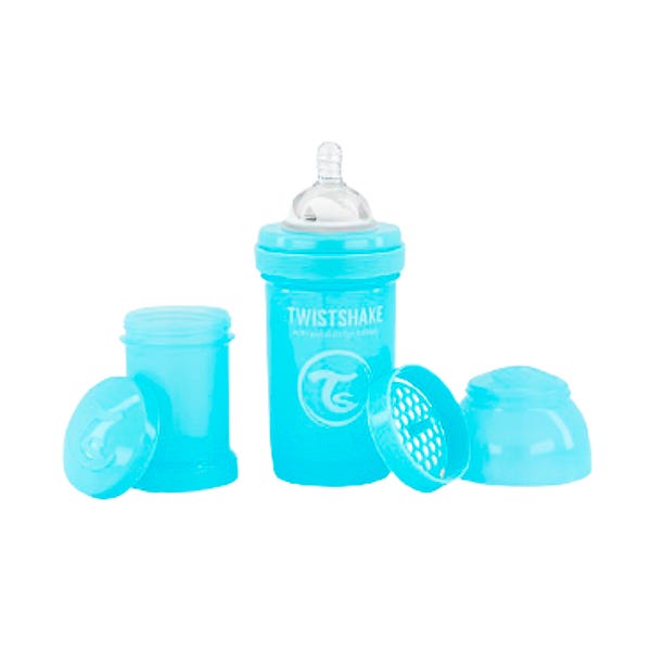 Blå anti-kolik sutteflaske | 180 ml
