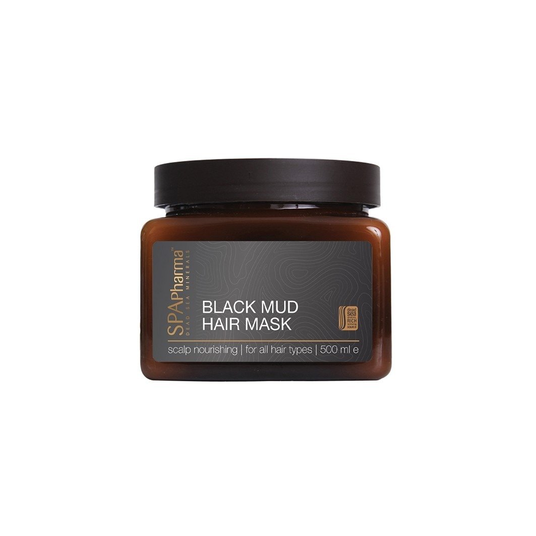 Arganicare set za njegu kose Maska za kosu od crnog blata - 500 ml