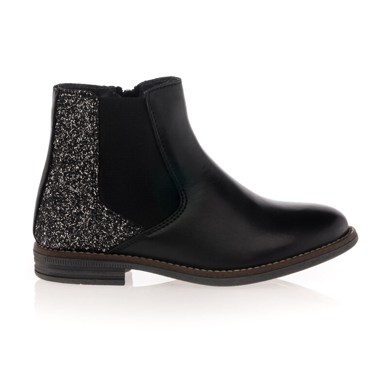 Botas pretas infantis/Botas de cano curto