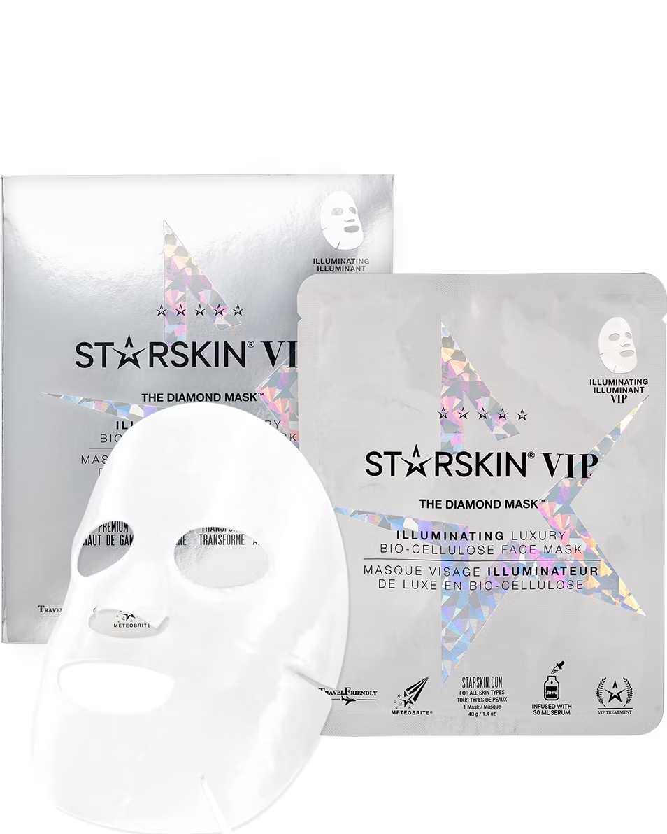 STARSKIN VIP THE DIAMOND MASK™ ΛΑΜΠΕΡΗ ΜΑΣΚΑ ΠΡΟΣΩΠΟΥ ΑΠΟ ΒΙΟΚΥΤΤΑΡΙΝΗ