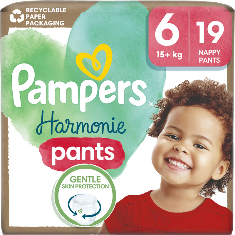 Fraldas Pampers Harmonie Pants Tamanho 6