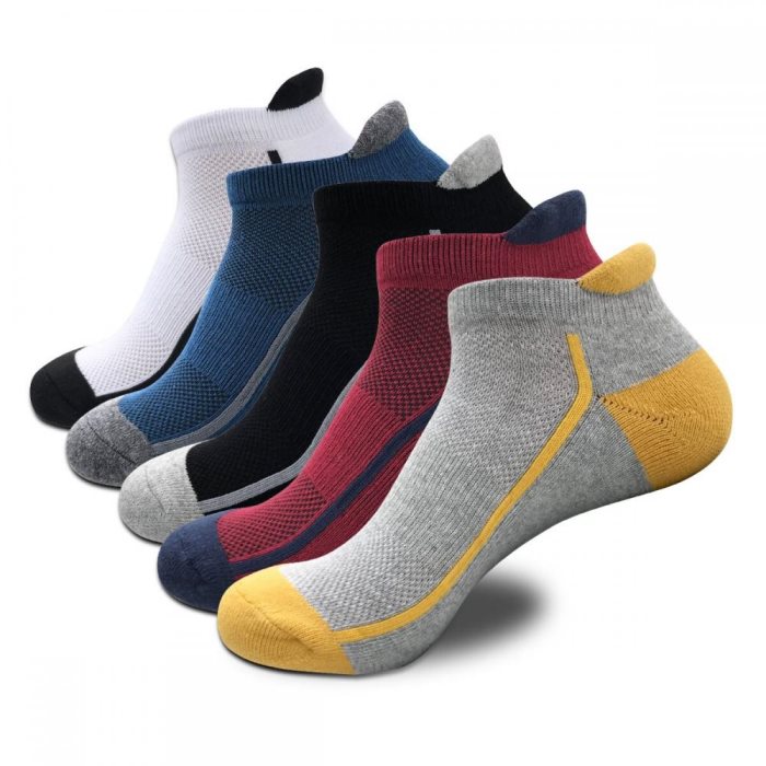 Chaussettes courtes gainantes et extensibles de qualité, résistantes et antidérapantes, pour homme, adaptées à toutes les saisons, pointures 39 à 44.