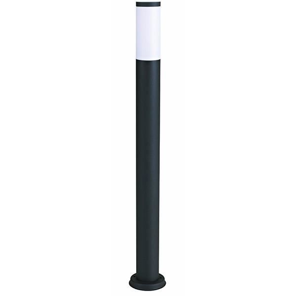 Bolardo exterior ARLES - 90 cm de altura - Antracita - IP44 - E27 - para iluminar su jardín