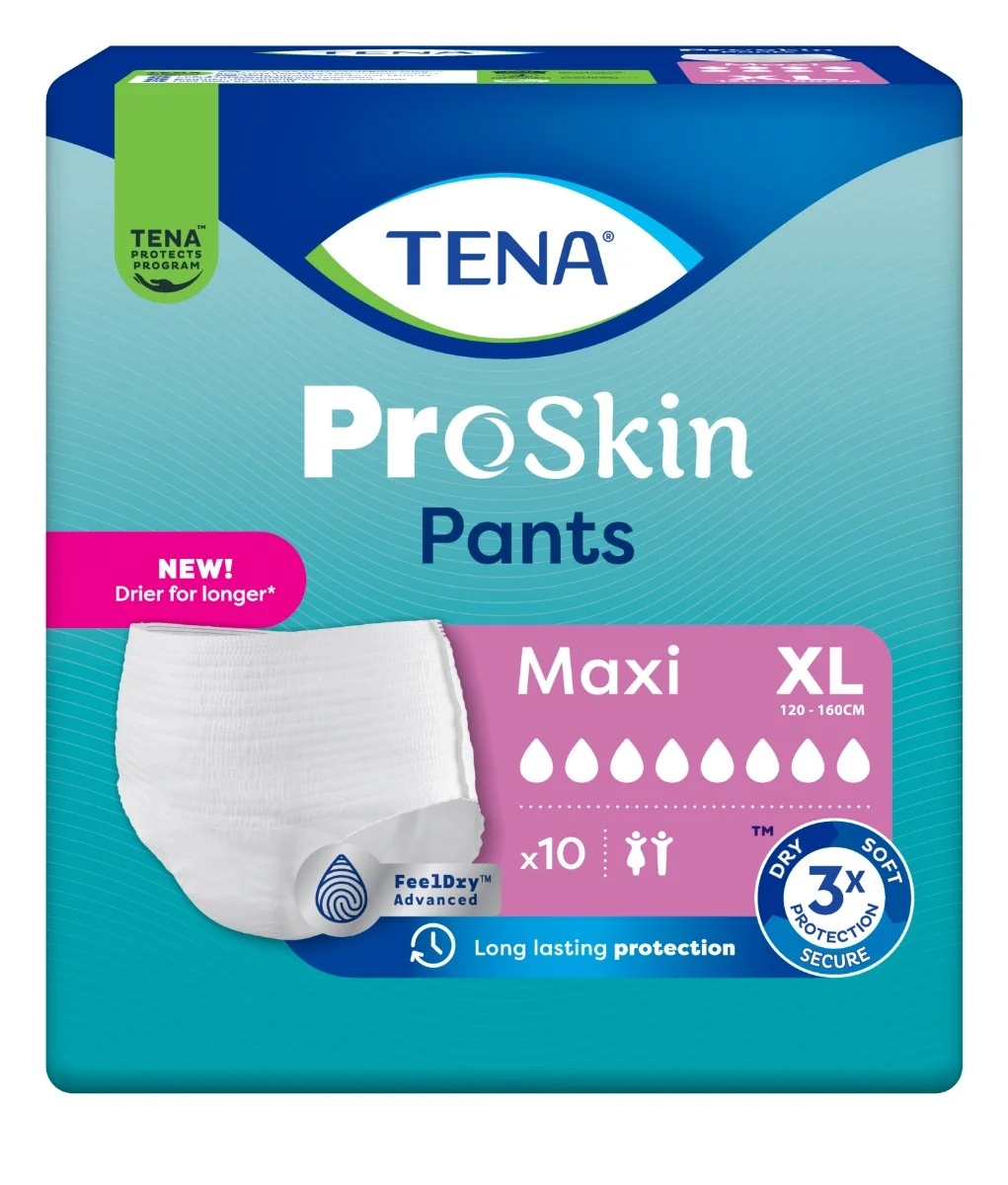 TENA Tena Pann Maxi XL Windeln, 10 Stück, für Inkontinenz