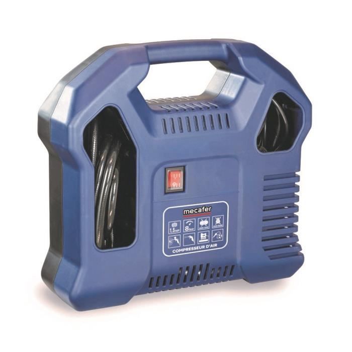 Compressor instantâneo - MECAFER - 425792 - Azul - 1,5 HP - 8 bar